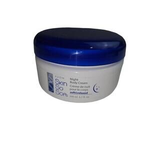 AVON Skin So Soft NIGHT BODY CREAM Soft & Relaxed NEW VTG